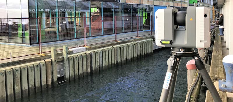 laser scanning camera at Halifax waterfront