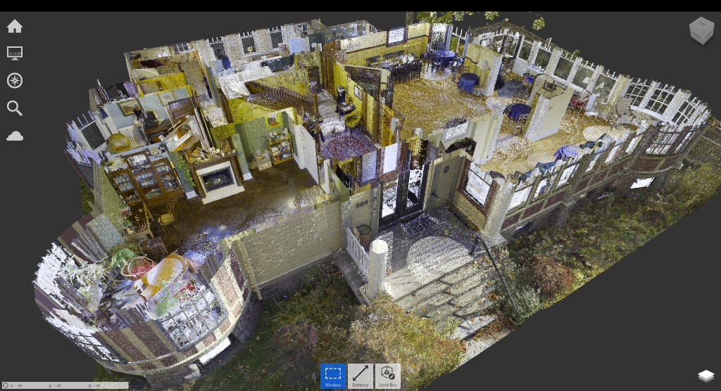 Comprehensive 3D scan George Wright House