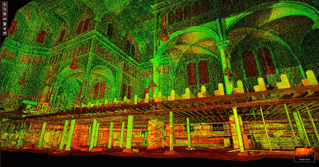 Église Sainte-Marie digitally captured interior