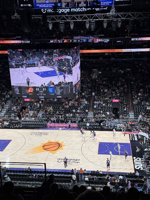 SDMM team attending an NBA game in Phoenix 