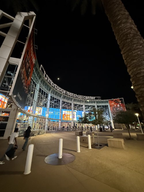 Reality capture technologist experiencing a bucket-list NBA game as part of SDMM team travel and culture-building