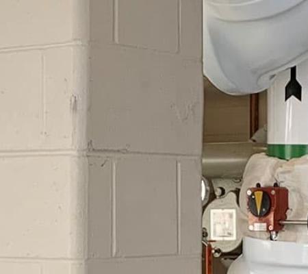 matterport camera in industrial workspace