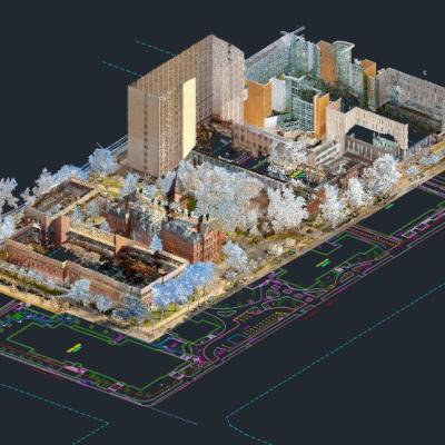 3d modelling Carleton Inn